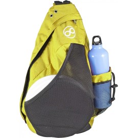 Infinite Discs Slinger Bag - Disc Golf Backpack, 6-12 Discs, Multiple Colors - Yellow