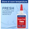 LOOCTOT 60g(2.12 oz) Thin Super Glue Dries Super Fast (2-5