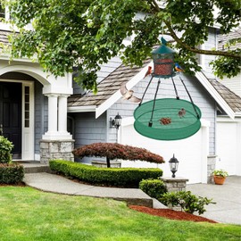 2Pcs Bird Seed Catcher Tray, 16" x 4" Birdseed Hoop Birds Feeder Trays Catches Most Falling Seed and Husk for Hanging Bird Feeder Platform Hummingbird Outdoor Backyard Garden Lawn Balcony