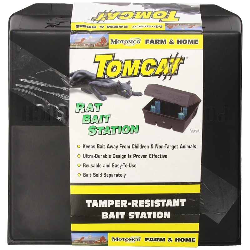 Tomcat 33450 Tamper Resistant Empty Rat Station Boxes - Pack