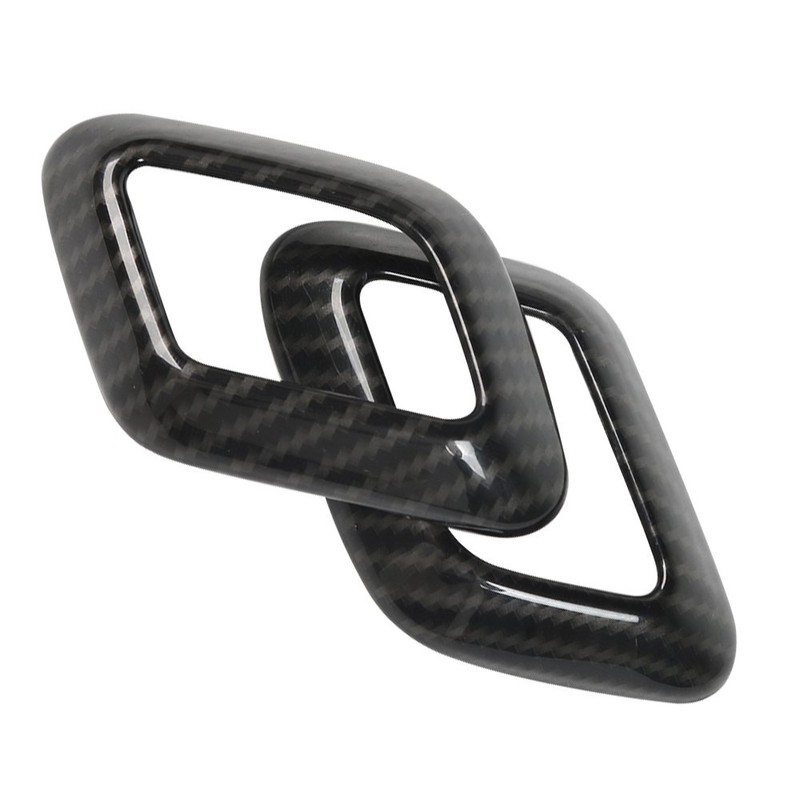 Voodonala Carbon Fiber Black Gear Shifter Head Deacorative Trim for