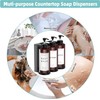 NICEME 1 x 300ml Plastic Soap Dispenser, Plastic Shampoo Dispenser