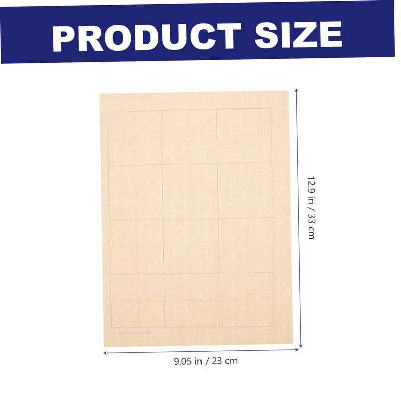 Operitacx 100 Sheets Xuan Paper for Chinese Calligraphy Rice Paper