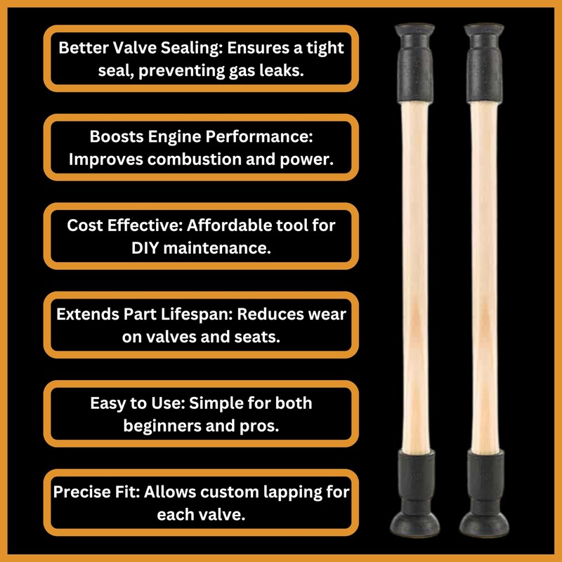 Tek Automotive Twin Pack Valve Lapping Tool - Double Ended