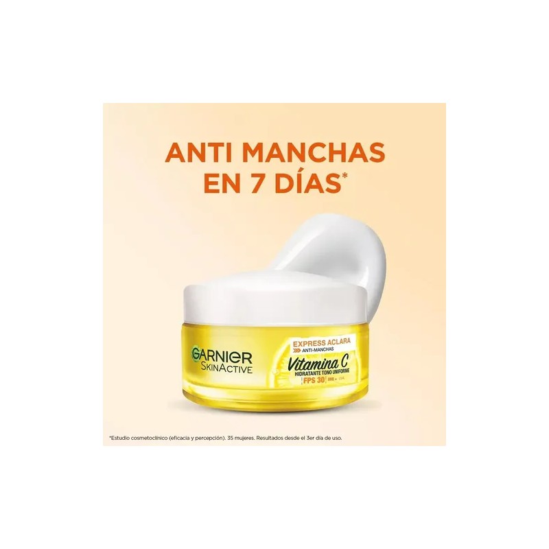 Kit Sérum Y Crema Fps30 Antimanchas Con Vitamina C Garnier