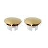 Sink Overflow Ring 2 Pack Matte Gold Bathroom Vanity Sink