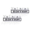 2 Pack Veteran Edition Emblem Sticker is applicable to all