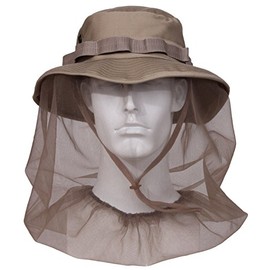 Rothco Boonie Hat With Mosquito Netting, Khaki, Size 7 1/4