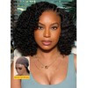 Sunber Bye Bye Knots Curly Human Hair Glueless Short Bob