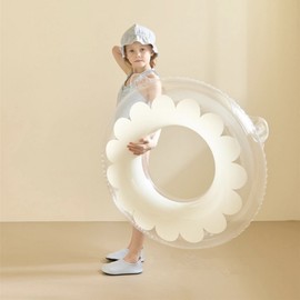 Kids' Transparent Flower Swimming Ring - Original Design lf1515 Free Size/In Stock Transparent Flower 90 Transparent Flower [40.00 Kg-80.00 Kg] 5ea