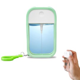 MUNZE Parfümzerstäuber Taschenzerstäuber,50 Ml Nachfüllbar Leer Reise Parfüm Zerstäuber, Mini Portable Sprühflasche Für Flug Reise, Glas, Leicht, Tragbar, Robust