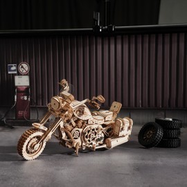 Tsukurun Desu® Robotime Movable 3D Wood Puzzle Series (LK504 Cruiser Bike)