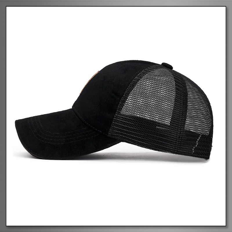 Buzz Selection CAP509 Hat, Patch, Lightweight, Mesh Cap, Brim, Retro,