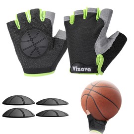 Upgraded Basketball Dribble Trainer Gloves for Kids Youth Adults, Dual-Thickness Pads to Maximize Training Efficiency, Dribbling Basketball Trainer Hand Grip Control Gifts( Youth)