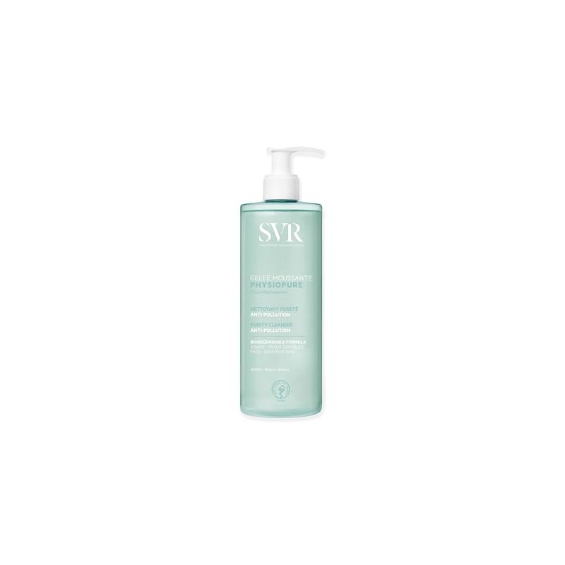 SVR Physiopure Gel Moussant Limpiador Desmaquillante, 400 ml