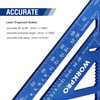 WORKPRO 7'' Aluminum Speed Square, Set Square 180mm, Carpenters Square,