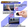 4 PCS Car Mini Hooks, Strong Self-Adhesive Backseat Hangers, Multifunctional