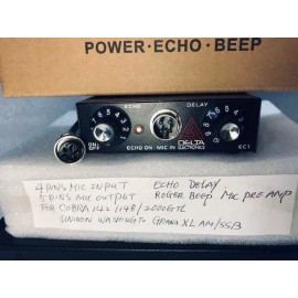 Delta 5 PIN President Washington DELTA EC1 MIC AMPLIFIER / ECHO CHAw/ ROGER BEEP CB