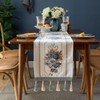 Embroidery Luxury Table Runner, Long Elegant Jacquard Table Runner Dresser
