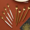 B Tea Fork 1p White Bone China Tableware / B 티포크 1p 화이트 본차이나 식기 그릇