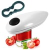 NIRPAUS Electric Can Opener with Jar Grip, Bottle Opener Automatic