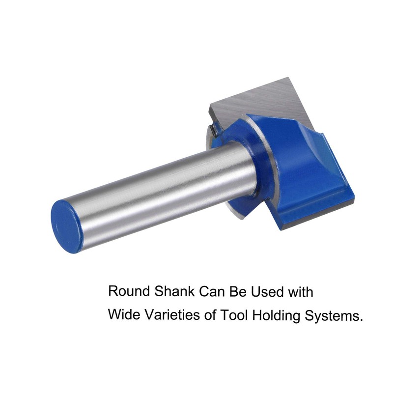 sourcing map 22mm Dia 8mm Shank Bottom Cleaning Router Bit,