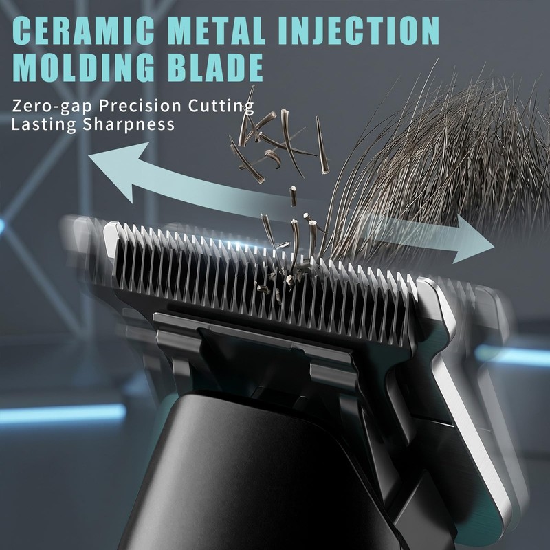 VGR 299 Cordless Hair Trimmers for Men, 5-Speed Barber Clippers,