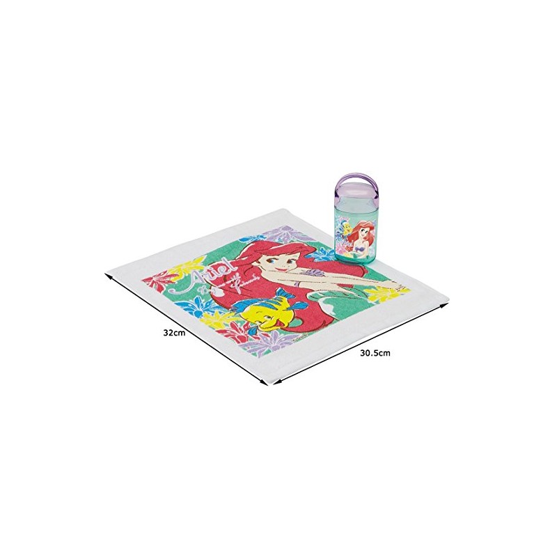 Skater OA5 Little Mermaid Ariel Hot Towel Set, 2018 Design,