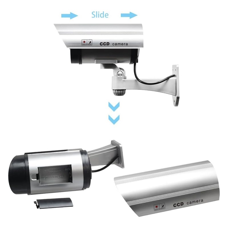 ERWEY Dummy Camera Fake Surveillance Camera CCTV with Flashing LED