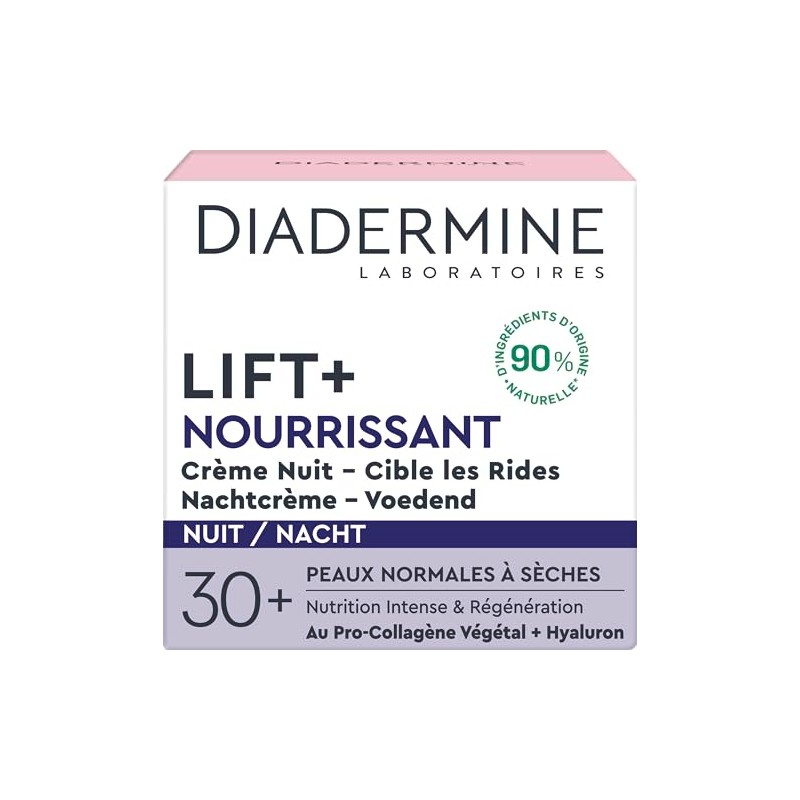 Diadermine - Lift+ - Nourishing - Anti-Wrinkle Night Cream Ultra
