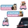 BIVYAX Set of 4 Learner Drivers Stickers, Magnetic Sign for