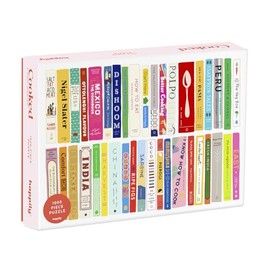 Cooked 1000 Piece Jigsaw Puzzle for Adults | Premium 100% Recycled Board | 1000 Piece Cook Book Cover Jigsaw Puzzle | Gifts for Book Lovers | Happily Jigsaw Puzzles