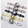 BOZONLI Pack of 2 Crystal Furniture Knobs, Cupboard Knobs, Drawer