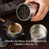 Recipiente Hermético de Acero Inoxidable, Lata de Cocina con Tapa