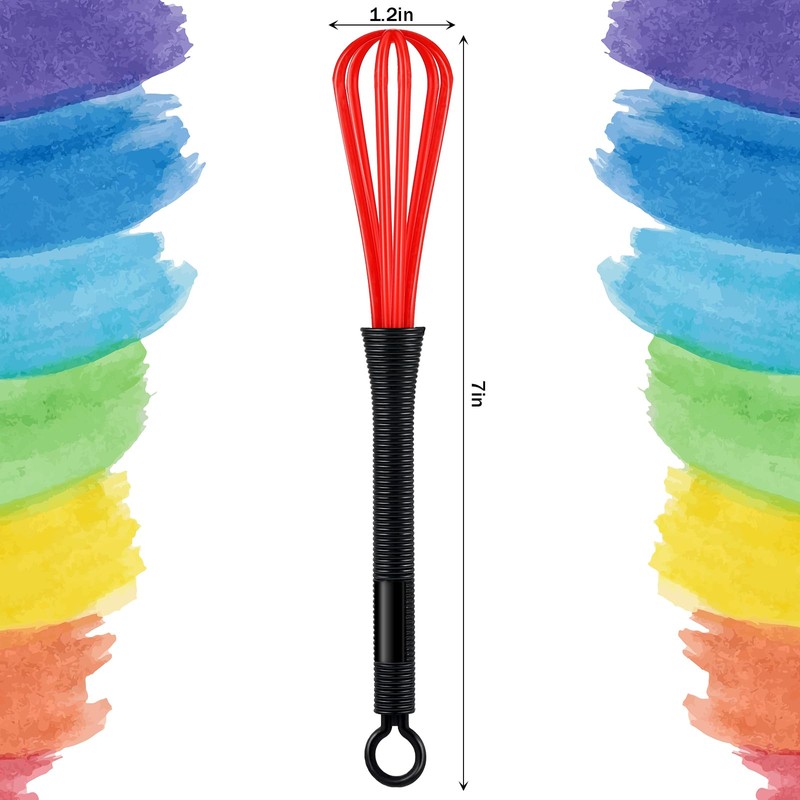 12 Pack Hair Color Whisk Mini Whisk for Hair Dye