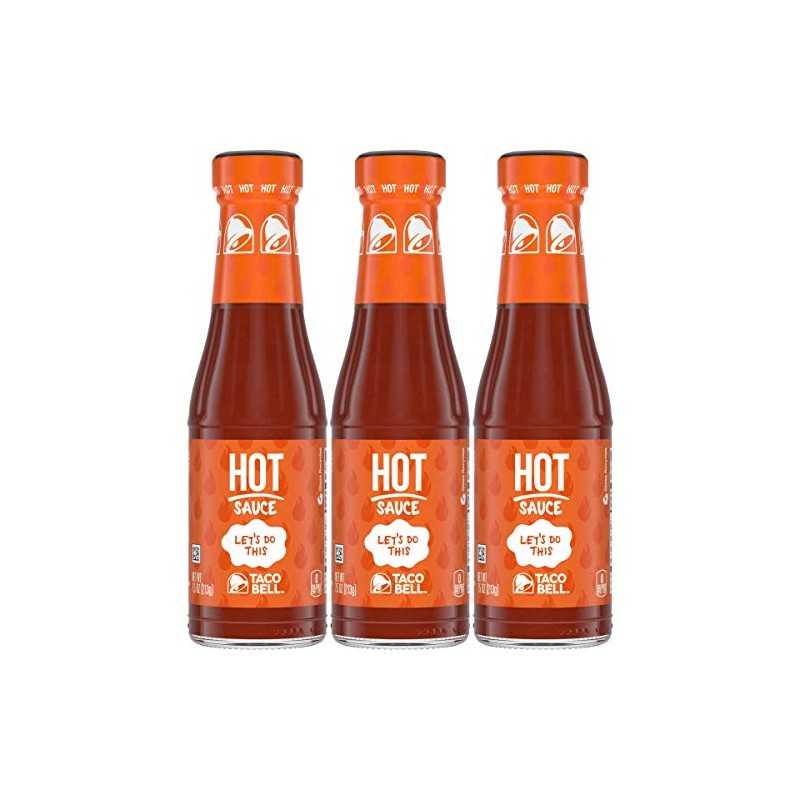 Taco Bell Hot Sauce, 7.5 oz, 3 pk