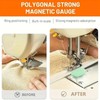 2PCS Magnetic Seam Guide for Sewing Machine,Multifunctional Hemmer Guide with