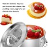 Flan Mold, Stainless Steel Flan Pan Mold with Lid(87 oz)