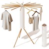 LIENAHU Clothes Drying Rack Tripod,Drying Rack Clothing,Laundry Drying Rack,Floor Standing,16