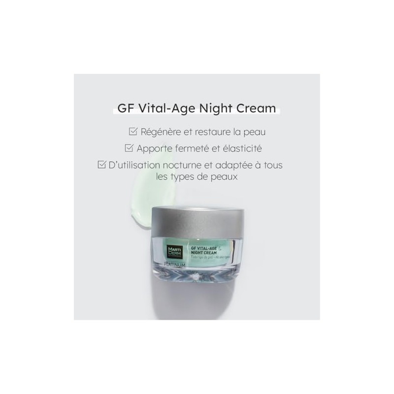 MartiDerm Gf Vital-age Crema de noche nutre e hidrata -
