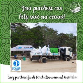 The Turtle Tribe Plastic Free Floss, 30 meters, Silk floss, Every purchase funds beach cleans to protect our precious oceans, mint flavour