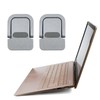 SCP-067 Laptop Stand, Foldable, Paste Type, 2 Pieces, Silver Adjustable