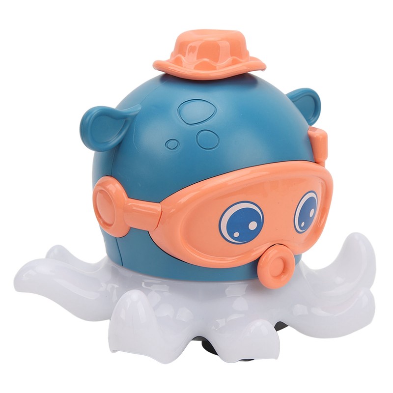 Baby Floating Ball Toy Electric Octopus Bath Toy Music Light