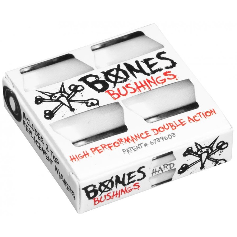 BONES WHEELS Hard Bushings (2 Set), White