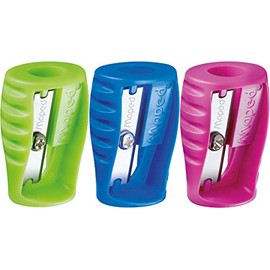 Maped Boogy Pencil Sharpeners (Pack of 3 in Assorted Colours)