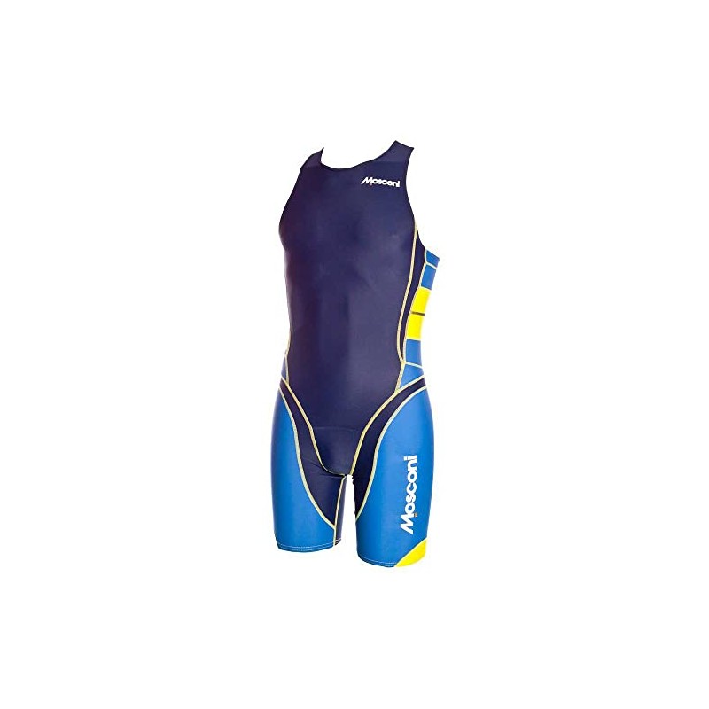 Mosconi Boys Kids Triathlon Suit Navy Royal 14, Navy/Royal Blue