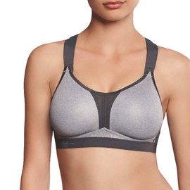 Anita Women's Active Dynamix Star Max Support Sports Bra 5537, Heather Grey, 40E