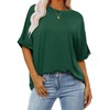 KEEDONE Women's Oversized T Shirts Short Sleeve Crewneck Loose Summer