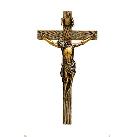 Roman 20" Crucifix in Antique Gold