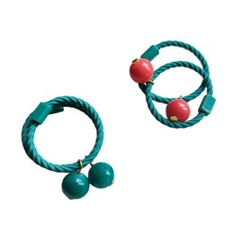Women's Red Green Bead Headwear Hair Tie Costume Accessory Props Decoration for Maomao Cosplay from The Apothecary Diaries